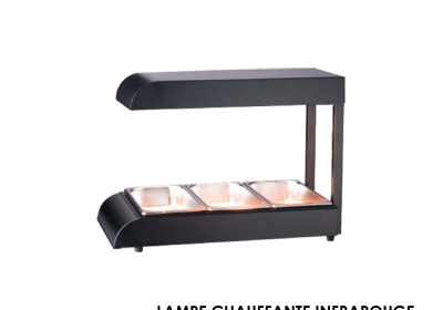 LAMPE CHAUFFANTE INFRAROUGE NOIR BAC GN 1-1 DIM LT-03