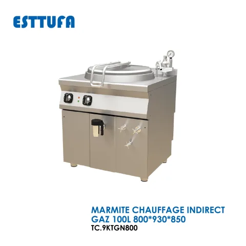 MARMITE CHAUFFAGE INDIRECT GAZ 100L 800x930x850 TC.9KTGN800