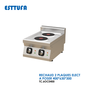 RECHAUD 2 PLAQUES ELECT A POSER 400x630x300 TC.6OCE400 300x300