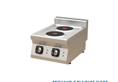 RECHAUD 2 PLAQUES ELECT A POSER 400x630x300 TC.6OCE400
