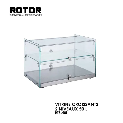 VITRINE CROISSANTS 2 NIVEAUX 50 L RTZ-50L