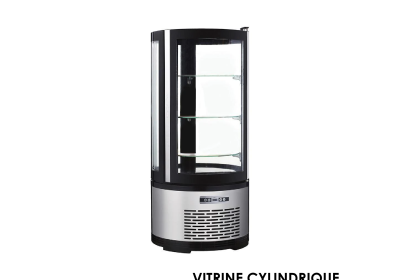 VITRINE CYLINDRIQUE A POSER 3 ETAGES ARC-100R