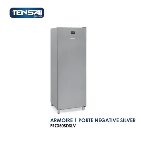 ARMOIRE 1 PORTE NEGATIVE SILVER FRZ350SDSLV