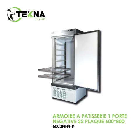 ARMOIRE A PATISSERIE 1 PORTE NEGATIVE 22 PLAQUE 600x800 5002NFN-P