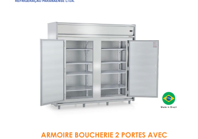 ARMOIRE BOUCHER 2 PORTES AVEC ETAGERE ET ACCROCHAGE 2191x862x2233 GMCR 2600