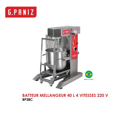 Batteur mélangeur 40 L 4 vitesses 220 V