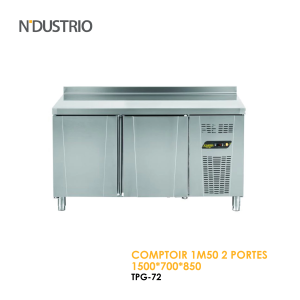 COMPTOIR 1M50 2 PORTES 1500x700x850 TPG 72 300x300
