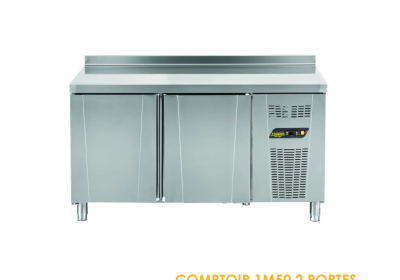 COMPTOIR 1M50 2 PORTES 1500x700x850 TPG 72