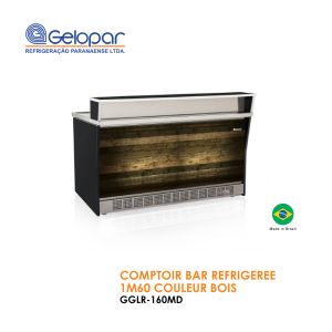 COMPTOIR BAR REFRIGEREE 1M60 COULEUR BOIS GGLR 160MD 300x300