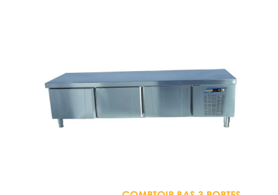 COMPTOIR BAS 3 PORTES REFRIGEREE 2M00 TPS 63 L
