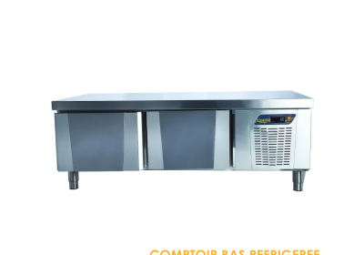 COMPTOIR BAS REFRIGEREE 2 PORTES 1500x600x550 TPG 62 L 1