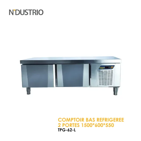 Comptoir réfrigérée bas 2 portes