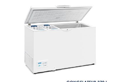 CONGELATEUR 370 L DIM 1170x660x850 HC370