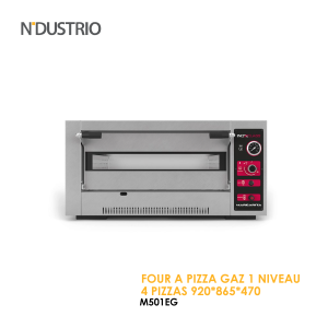 FOUR A PIZZA GAZ 1 NIVEAU 4 PIZZAS 920x865x470 M501EG 300x300