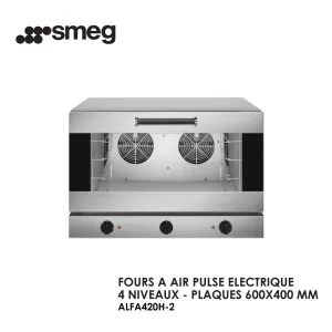FOURS A AIR PULSE ELECTRIQUE 4 NIVEAUX PLAQUES 600X400 MM ALFA420H 2 300x300