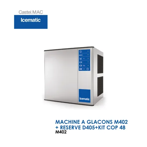 MACHINE A GLACONS M402 + RESERVE D405+KIT COP 48 M402