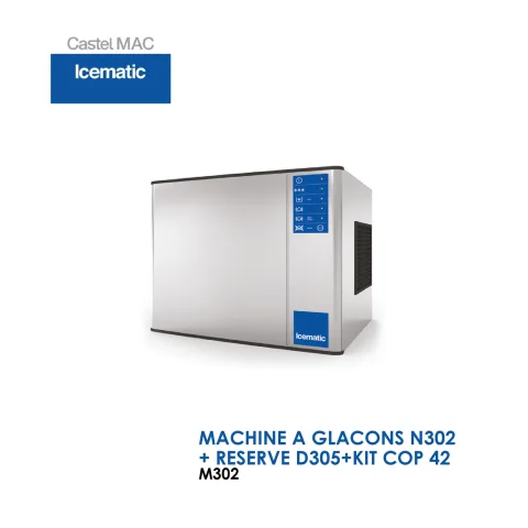 MACHINE A GLACONS N302 + RESERVE D305+KIT COP 42 M302