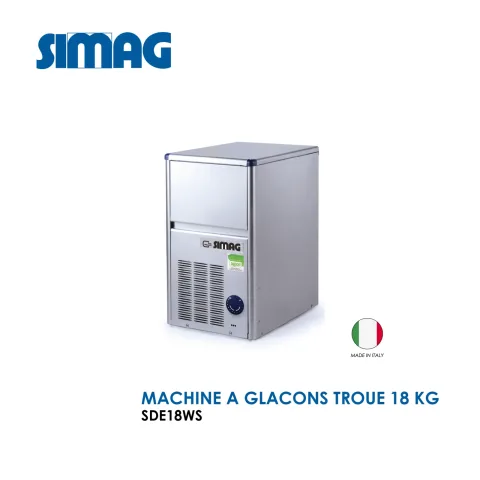 Machine à glaçons troue 18 kg