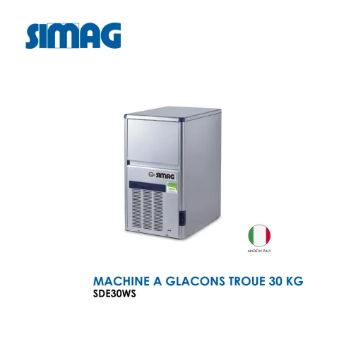 Machine à glaçons troue 30 kg
