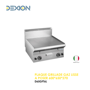 PLAQUE GRILLADE GAZ LISSE A POSER 600X650X270 D65GFT6L 300x300