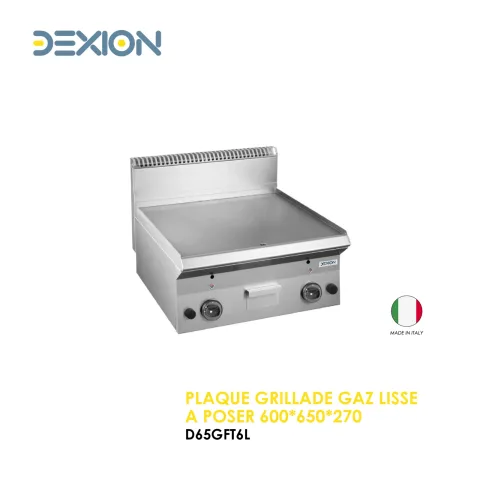 Réchaud 4 feux gaz grilles en fonte à poser 600*650*290/470