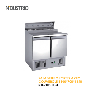 SALADETTE 2 PORTES AVEC COUVERCLE 1100x700x1150 SLD 7105 HL SC 300x300