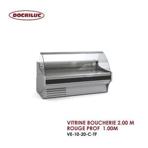 VITRINE BOUCHERIE 2.00 M ROUGE PROF 1.00M VE 10 20 C TF 300x300