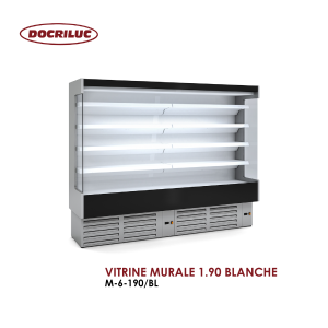 VITRINE MURALE 1.90 BLANCHE M 6 190 BL 300x300