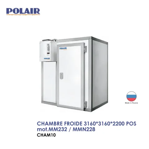 Chambre froide 3160x3160x2200 pos mot.MM232 – MMN228 CHAM10