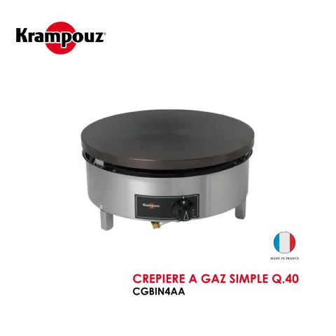 Crêpière à gaz simple Q.40 CGBIN4AA