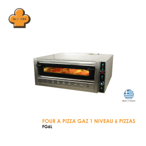 FOUR A PIZZA GAZ 1 NIVEAU 6 PIZZAS FG6L 300x300