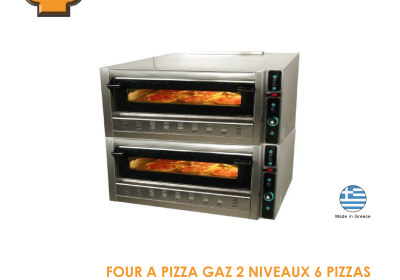 FOUR A PIZZA GAZ 2 NIVEAUX 6 PIZZAS FG6LD