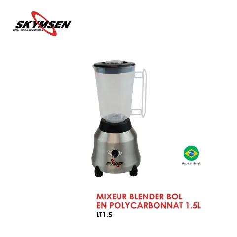 Mixeur blender bol en polycarbonnat 1.5 L LT1.5