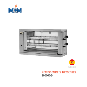 ROTISSOIRE VERTICALE GAZ 2 BROCHES 800002G 300x300
