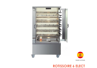 ROTISSOIRE VERTICALE GAZ 6 ELECT 800006E