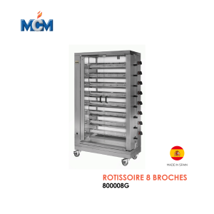 ROTISSOIRE VERTICALE GAZ 8 BROCHES 800008G 300x300