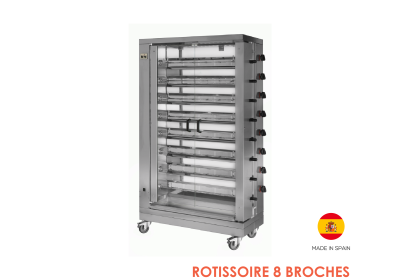 ROTISSOIRE VERTICALE GAZ 8 BROCHES 800008G
