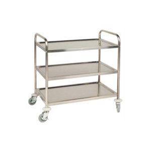 Chariot 3 niveaux Inox 300x300