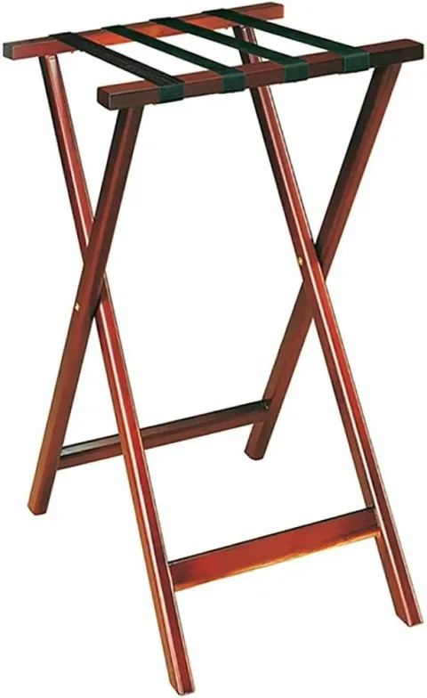 Porte plateaux en bois pliant