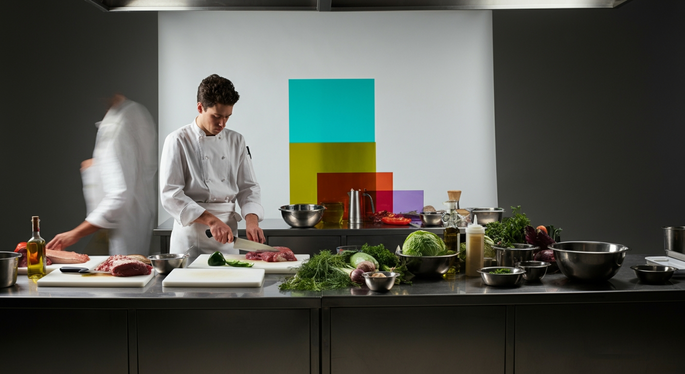 Matériel préparation cuisine professionnelle
